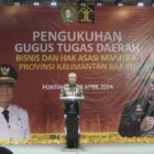 Pj Gubernur Kalbar Kukuhkan Gugus Tugas Bisnis dan HAM Provinsi Kalimantan Barat, Dihadiri Kakanwil Tito Andrianto